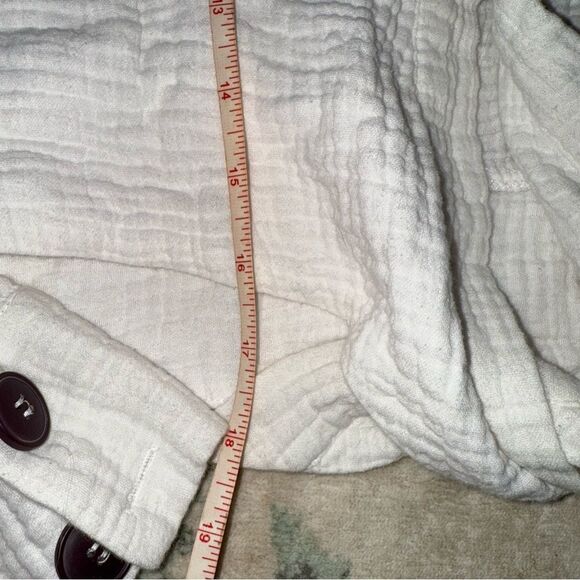 Free People Cream Textured Top - Picture 4 of 7